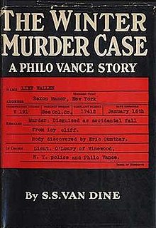 <i>The Winter Murder Case</i> Philo Vance novella (1939)