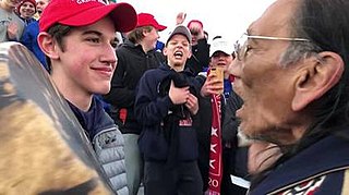 <span class="mw-page-title-main">2019 Lincoln Memorial confrontation</span> Viral race-related controversy