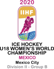 2020 IIHF U18 Women's World Championship Division II B logo.png