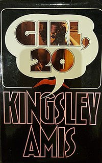 <i>Girl, 20</i> 1971 novel by Kingsley Amis