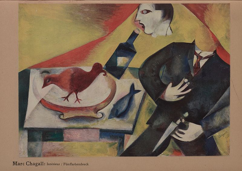 File:Marc Chagall, 1911-12, The Drunkard (Le saoul), 1912, oil on canvas. 85 x 115 cm. Private collection.jpg