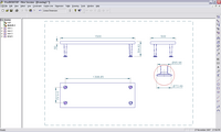 Drawing View of a Coffee Table Designed in Pro/DESKTOP ProDesktop Drawing.PNG