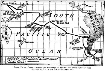 Scharnhorst's and Gneisenau's path across the Pacific SpeeMap.jpg