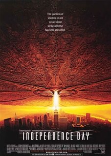 <i>Independence Day</i> (1996 film) 1996 US science fiction film directed by Roland Emmerich.