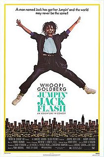 <i>Jumpin Jack Flash</i> (film) 1986 comedy film directed by Penny Marshall