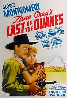 <i>Last of the Duanes</i> (1941 film) 1941 film by James Tinling
