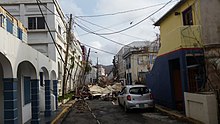 Damage in Road Town following Hurricane Irma Main Street Road Town after Hurricane Irma.jpg
