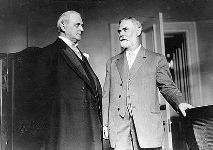 James Mann (right) with Speaker of the House Champ Clark.1911–1919