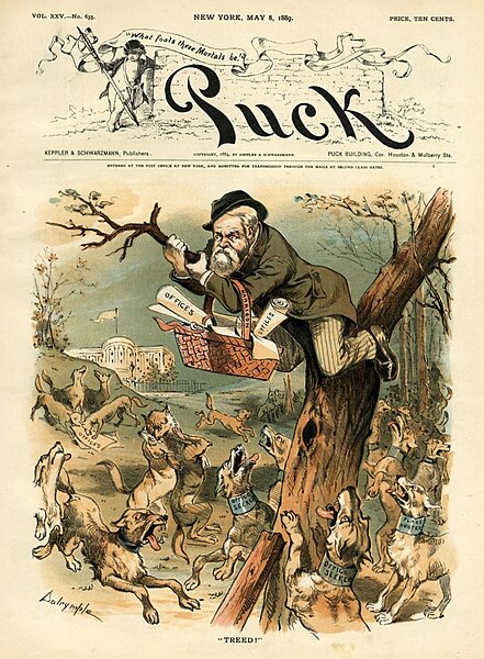 File:Puck cover 8 May 1889 President Harrison.jpg