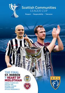 2013 Scottish League Cup Final Football match