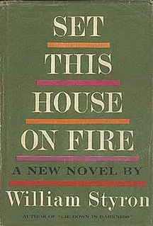 <i>Set This House on Fire</i> novel by William Styron