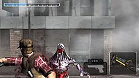 Screenshot from the original gameplay preview. The creature pictured was also later scrapped after the project went to UK Climax. Sh0orig.jpg