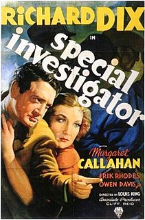 <i>Special Investigator</i> (film) 1936 film by Louis King