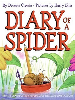 <i>Diary of a Spider</i> 2005 childrens book by Doreen Cronin