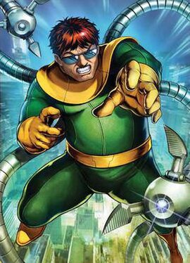 Doctor Octopus as depicted on the cover of Superior Octopus #1 (October 2019). Art by Sujin Cho.