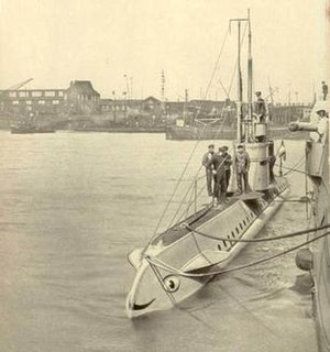 SM <i>UB-2</i> German submarine of WWI