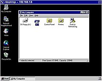 Windows NT 4.0 Terminal Server Edition хостына қосылған rdesktop