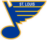 The logo used on the Blues' jerseys from 1967 to 1984. The current logo (shown in the infobox), is similar, but with the slightly darker shade of blue used since 1984.