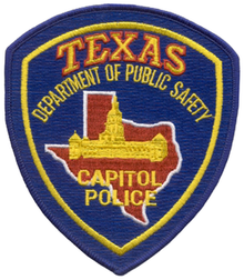 Texas Capitol Police patch TX - Capitol Police.png