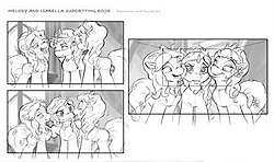 A concept art of a scene in what was previously known as episode 4 (likely "The Crush") by one of BRB's staff, Stevepeig. Filly Funtasia storyboard.jpg