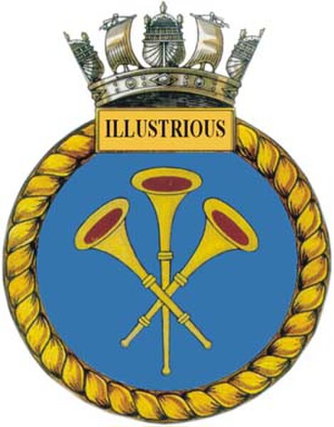 Image: HMS Illustrious badge