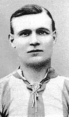 Jim Baker was the first ever captain of Leeds United and led the club to the 1923-24 second division championship. Jim Baker.jpg