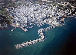 Aerial view of Mola di Bari