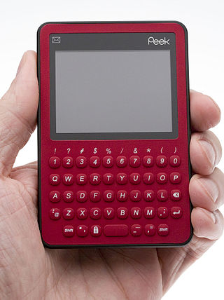 <span class="mw-page-title-main">Peek (mobile Internet device)</span>