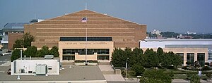 Veterans Memorial Auditorium, where the Barnstormers played from 1995 to 2001. VetsAuditorium.jpg