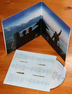 Gatefold form of packaging for records, typically LPs