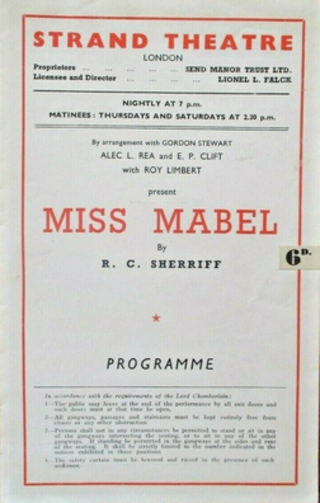 <i>Miss Mabel</i> 1948 play