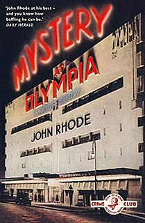 <i>Mystery at Olympia</i> 1935 novel