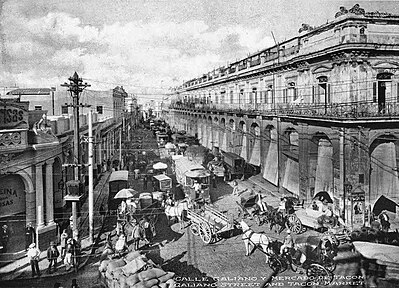 Plaza del Vapor, Havana of 1835 Plaza del Vapor, Calle Galiano, Havana.jpg