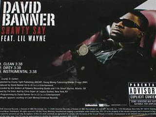 <span class="mw-page-title-main">Shawty Say</span> 2008 single by David Banner featuring Lil Wayne