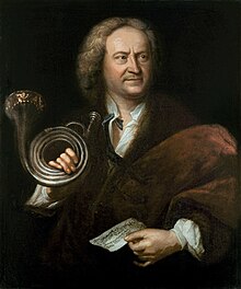 Gottfried Reiche, chief trumpeter for Johann Sebastian Bach in Leipzig Gottfried reiche.jpg