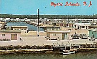 A postcard from the 1960s of W Playhouse Drive looking north, between Ship Drive and N Captains Drive Mystic1960s.jpg