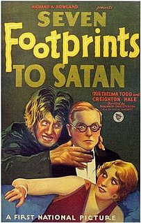 <i>Seven Footprints to Satan</i> 1929 American mystery film