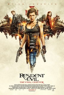 <i>Resident Evil: The Final Chapter</i> 2016 film by Paul W. S. Anderson