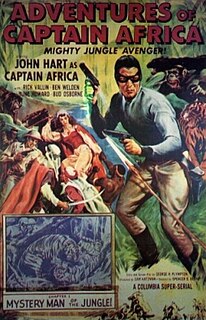 <i>Adventures of Captain Africa Mighty Jungle Avenger!</i> 1955 film by Spencer Gordon Bennet