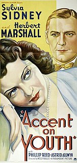 <i>Accent on Youth</i> (film) 1935 film by Wesley Ruggles