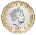 ब्रिटिश 12 पक्षीय पाउंड का सिक्का