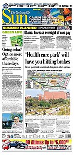 <i>The Gainesville Sun</i> American newspaper