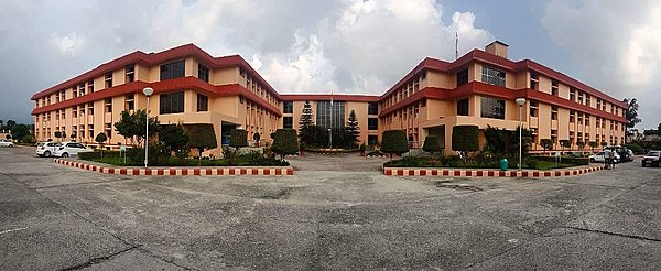 The campus of ICFAI University, Dehradun