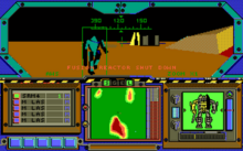 Fighting an enemy mech MechWarrior 1989 screenshot.png