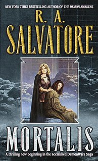 <i>Mortalis</i> book by R. A. Salvatore