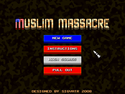 Islama Massacre Title Screen.png