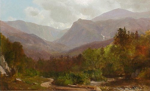 Artist Samuel Lancaster Gerry's 1877 depiction of Pinkham Notch, entitled "Tuckerman Ravine and Lion's Head".