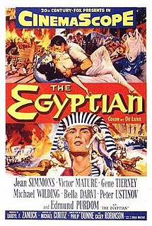 <i>The Egyptian</i> (film) 1954 film by Michael Curtiz