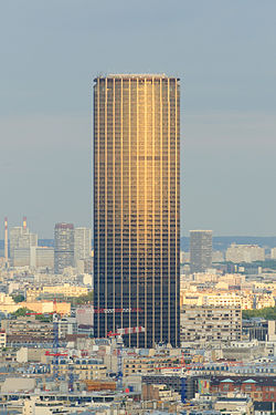 Opening of the Tour Maine-Montparnasse, the first (and only) skyscraper in Paris (13 September 1973) Tour Montparnasse June 2010.jpg