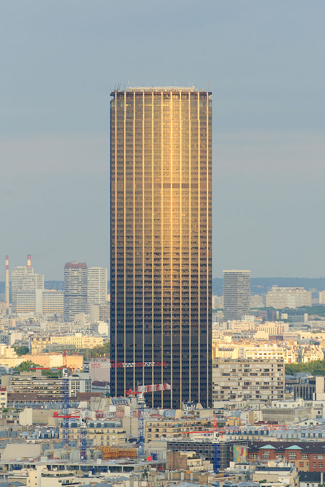 Panoramic view of Paris from Montparnasse Tower